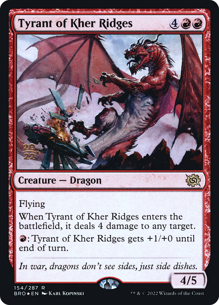 Tyrant of Kher Ridges (PRE-154S) -  Foil