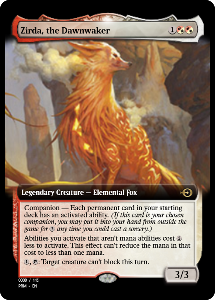 Zirda, the Dawnwaker (PRM-80867) - : (companion) Foil