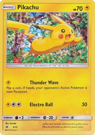 Pikachu - 5/12 5/12 - Holofoil