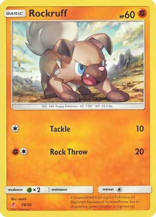 Rockruff (#29) 29 -