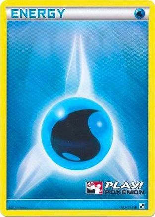 Water Energy - 107/114 (Play! Pokemon) 107 - Holofoil