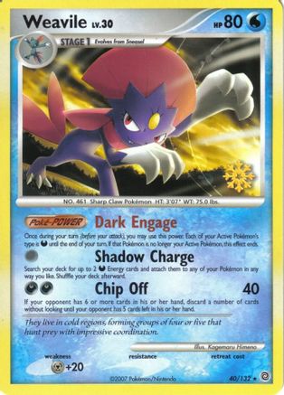 Weavile - 40/132 40 -