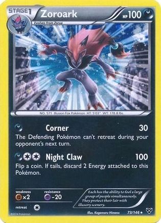 Zoroark - 73/146 (Cosmos Holo) 73 - Holofoil