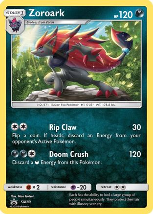 Zoroark - SM89 SM89/248 - Holofoil