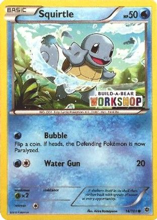 Squirtle - 14/101 (Build-A-Bear Workshop Exclusive) 14 -