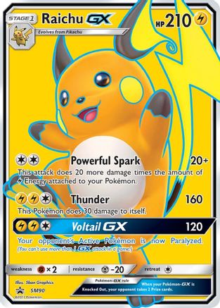 Raichu GX - SM90 SM90/248 - Holofoil