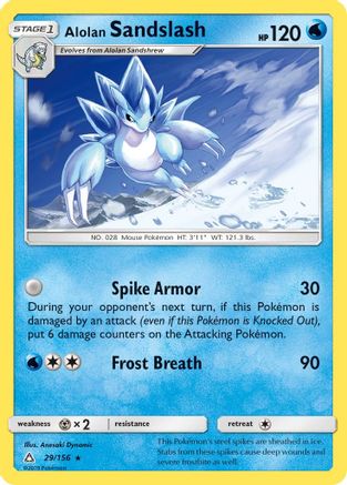 Alolan Sandslash 29/156 - Reverse Holofoil