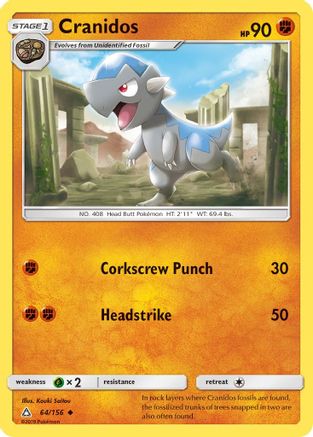 Cranidos 64/156 - Reverse Holofoil