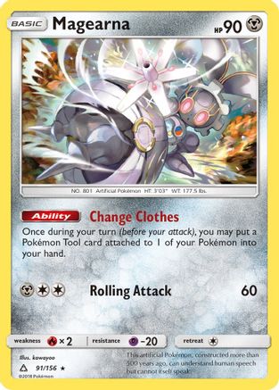 Magearna 91/156 - Reverse Holofoil