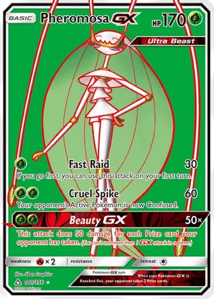 Pheromosa GX (Full Art) 140/156 - Holofoil