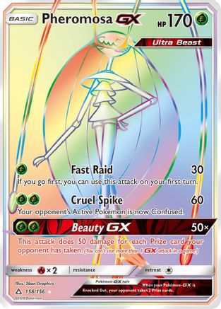 Pheromosa GX (Secret Rare) 158/156 - Holofoil