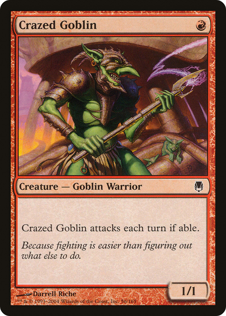 Crazed Goblin (DST-056) -  Foil