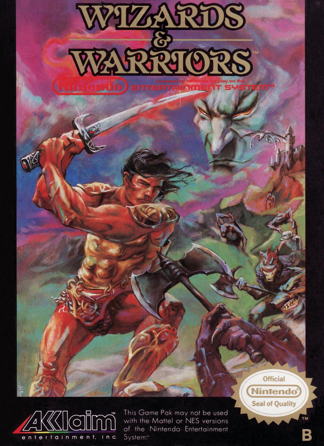 Wizards and Warriors NES - Preowned