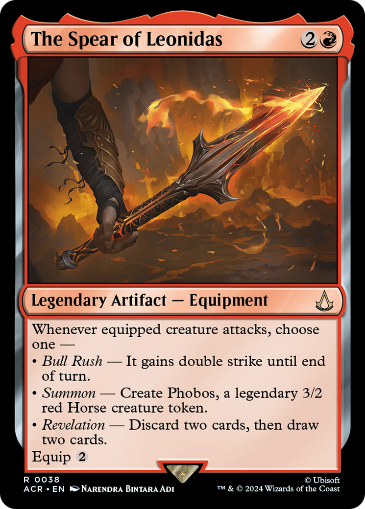 The Spear of Leonidas (ACR-038) -  Foil