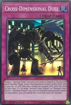 Cross-Dimensional Duel (LED2-EN033) - Legendary Duelists: Ancient Millennium 1st Edition