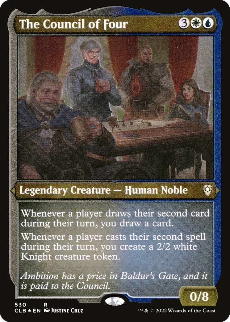 The Council of Four (CLB-530) -  Etched Foil