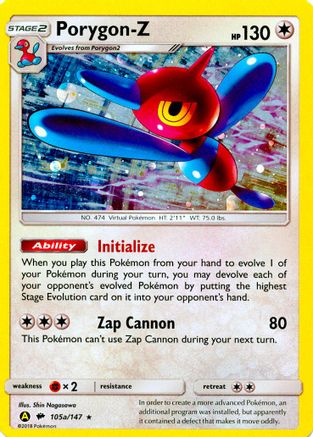 Porygon-Z - 105a/147 105a/147 - Holofoil