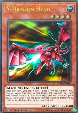 Y-Dragon Head (LCKC-EN006) - Legendary Collection Kaiba 1st Edition