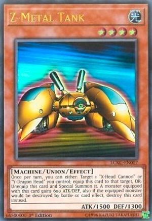 Z-Metal Tank (LCKC-EN007) - Legendary Collection Kaiba 1st Edition