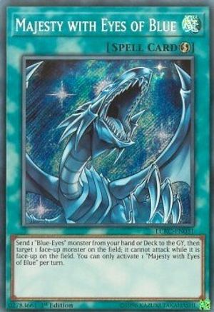 Majesty with Eyes of Blue (LCKC-EN031) - Legendary Collection Kaiba 1st Edition