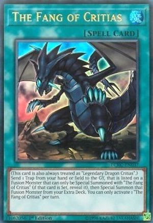 The Fang of Critias (LCKC-EN037) - Legendary Collection Kaiba 1st Edition