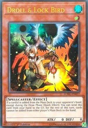 Droll & Lock Bird (LCKC-EN077) - Legendary Collection Kaiba 1st Edition