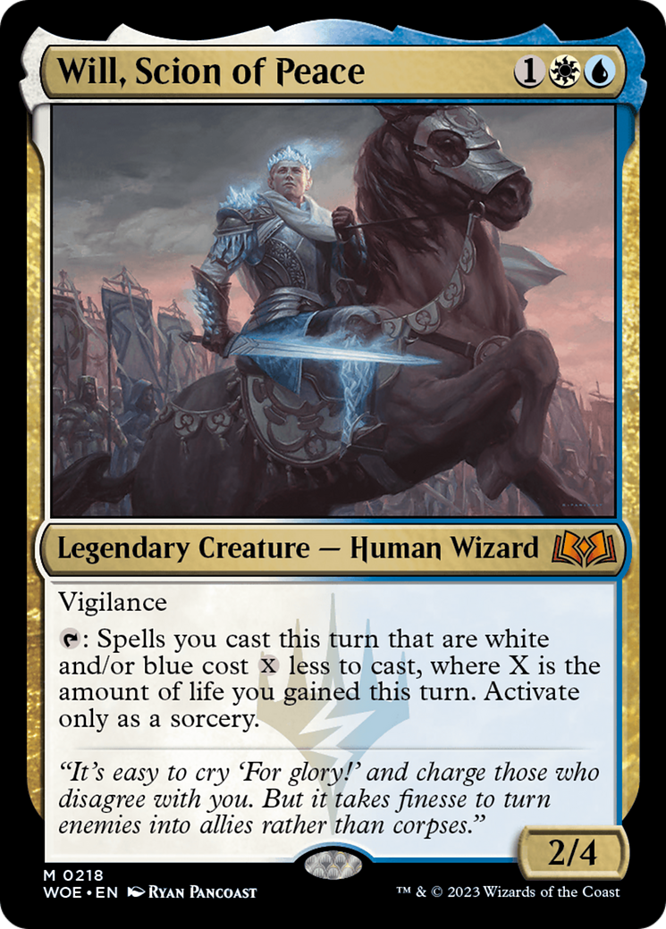 Will, Scion of Peace (WOE-218) -  Foil