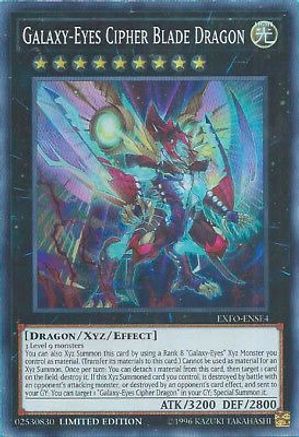 Galaxy-Eyes Cipher Blade Dragon (EXFO-ENSE4) - Extreme Force Limited