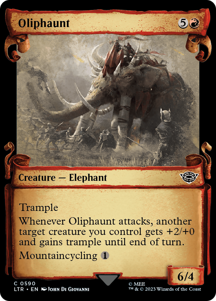 Oliphaunt (LTR-590) - : (Showcase) Foil