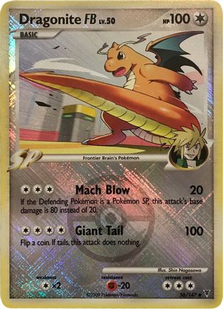 Dragonite FB - 56/147 (League Promo) 56 - Reverse Holofoil