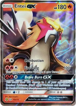 Entei GX - 10a/73 10a/73 - Holofoil