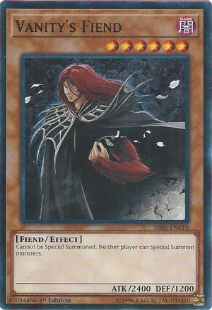 Vanity's Fiend (SR06-EN010) - Structure Deck: Lair of Darkness 1st Edition