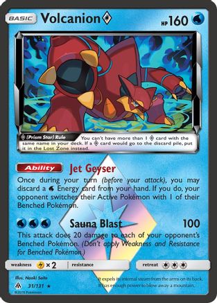 Volcanion Prism Star 31/131 - Holofoil