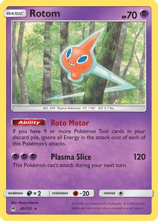 Rotom 40/131 - Reverse Holofoil