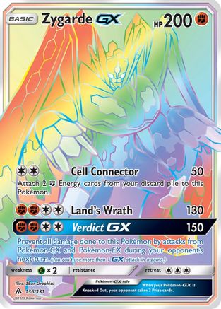 Zygarde GX (Secret) 136/131 - Holofoil