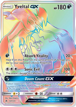 Yveltal GX (Secret) 137/131 - Holofoil