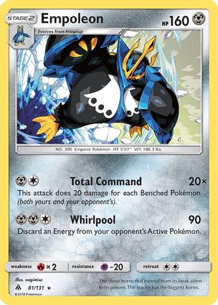 Empoleon 81/131 - Reverse Holofoil