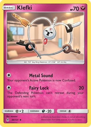 Klefki 89/131 - Reverse Holofoil