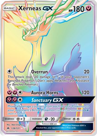 Xerneas GX (Secret) 139/131 - Holofoil