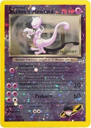 Rocket's Mewtwo - 8 [Winner] 8/9 - Reverse Holofoil