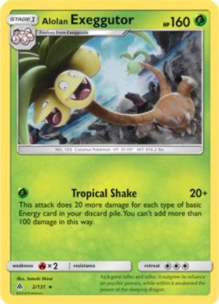 Alolan Exeggutor - 2/131 (SM Forbidden Light) 2 - Holofoil