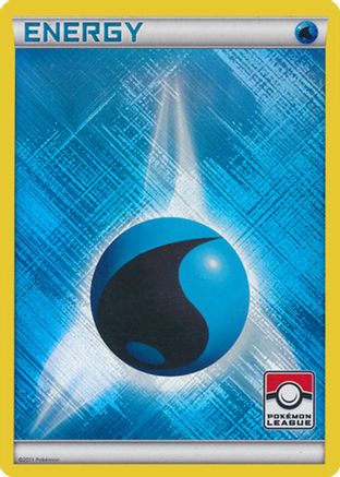 Water Energy (2011 Pokemon League Promo) - Holofoil