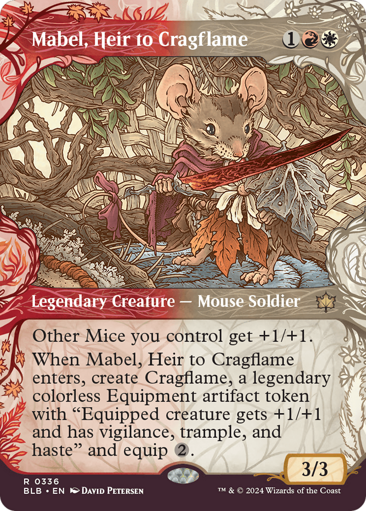 Mabel, Heir to Cragflame (BLB-336) - : (Showcase) Foil