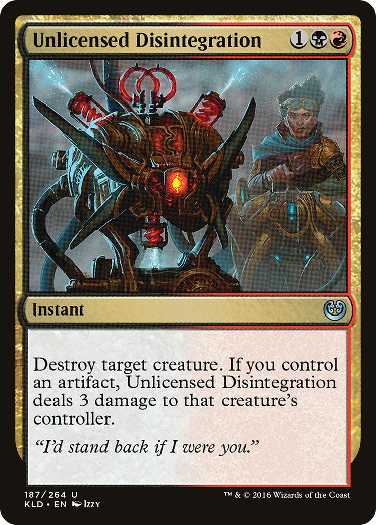 Unlicensed Disintegration (KLD-187) -  Foil