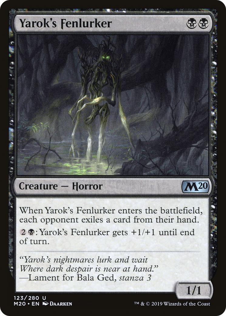 Yarok's Fenlurker (M20-123) -  Foil