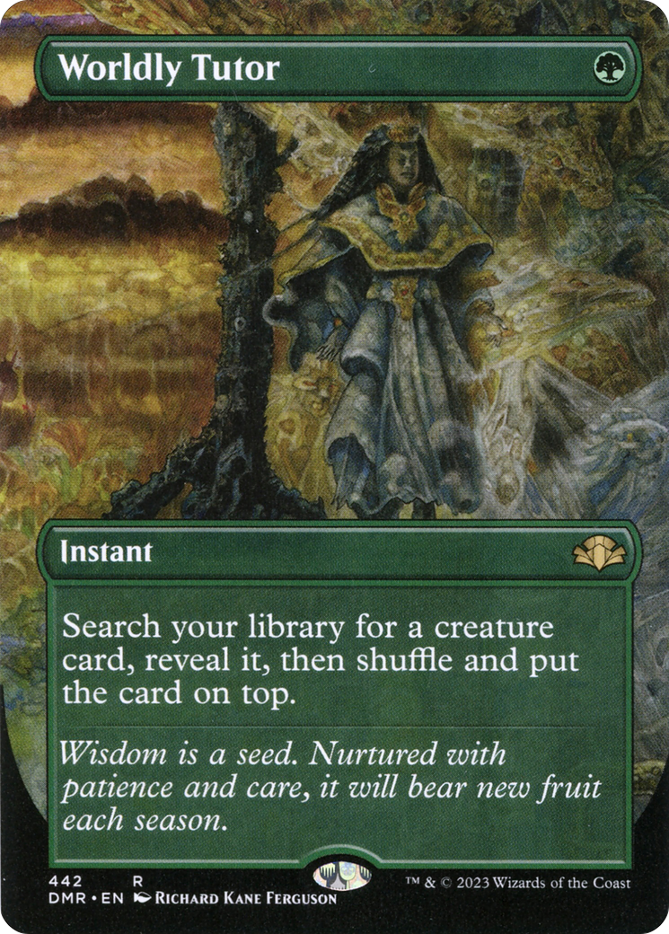 Worldly Tutor (DMR-442) -  (Borderless)