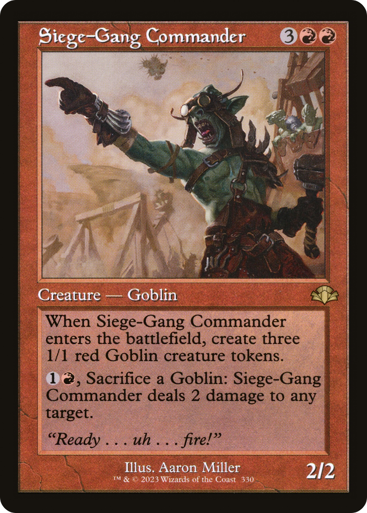 Siege-Gang Commander (DMR-330) -  Foil