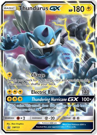 Thundurus GX - SM133 SM133/248 - Holofoil