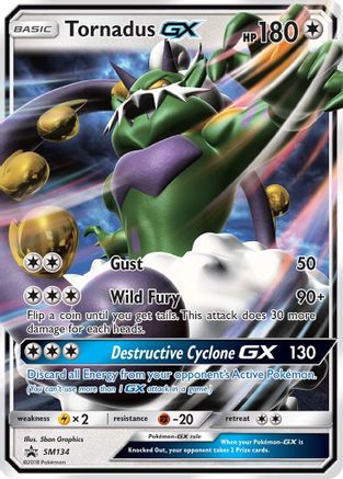 Tornadus GX - SM134 SM134/248 - Holofoil