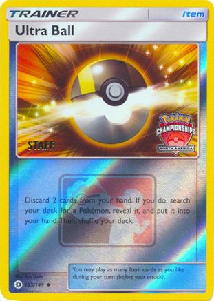 Ultra Ball - 135/149 (North America Championships) [Staff] 135 - Reverse Holofoil